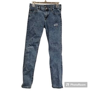 Gap Stretch Skinny Girls Distressed Denim jeans Size 14